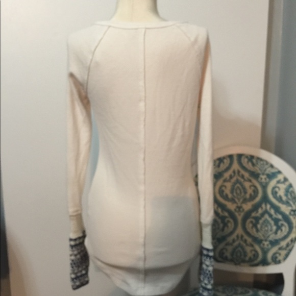 Free People ski lodge cuff thermal top Ivory - Picture 3 of 4